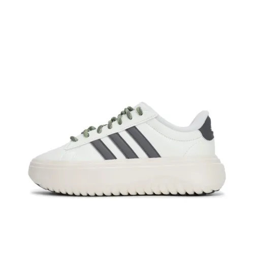 Adidas GRAND COURT Casual Shoes Women's Low-Top Ivory/Black