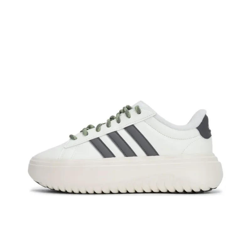 Grand Court Women's Adidas Platform 'Ivory Black' Women's-0