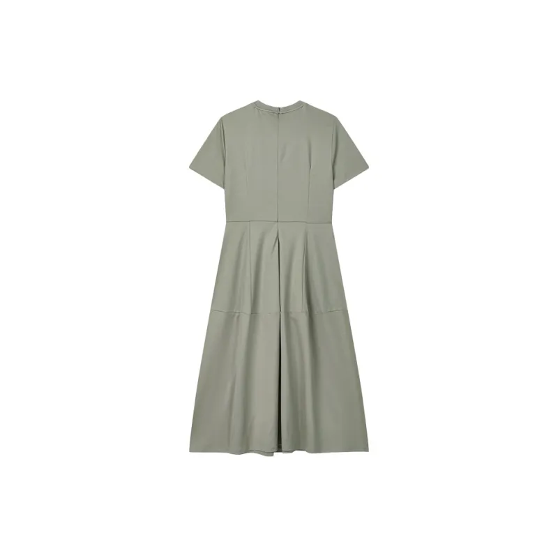 FILA Short Sleeved Dress Women's Silent Gray-1