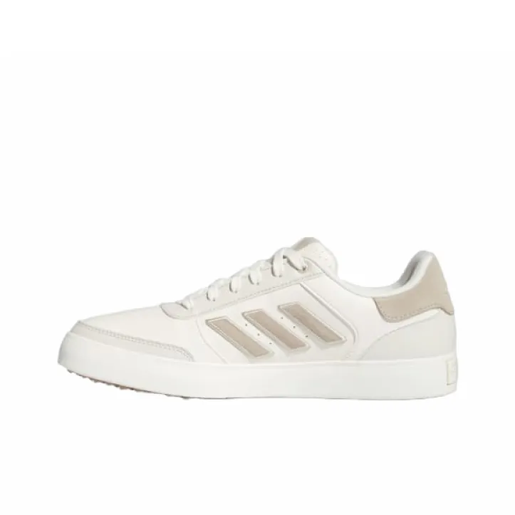 Adidas Retrocross 24 Anti Slip Wear Resistant Low Top Golf Shoes Unisex Ecru-0