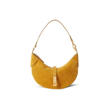 Polo Ralph Lauren Mini Polo ID Suede Shoulder Bag