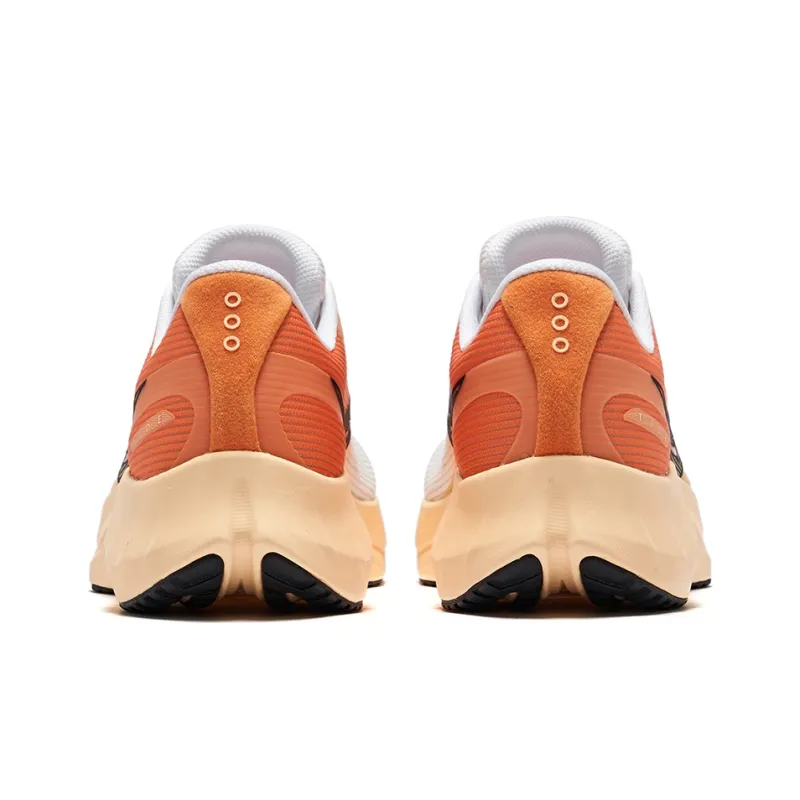 Saucony Low Top Running Shoes Men's White Orange Black-3