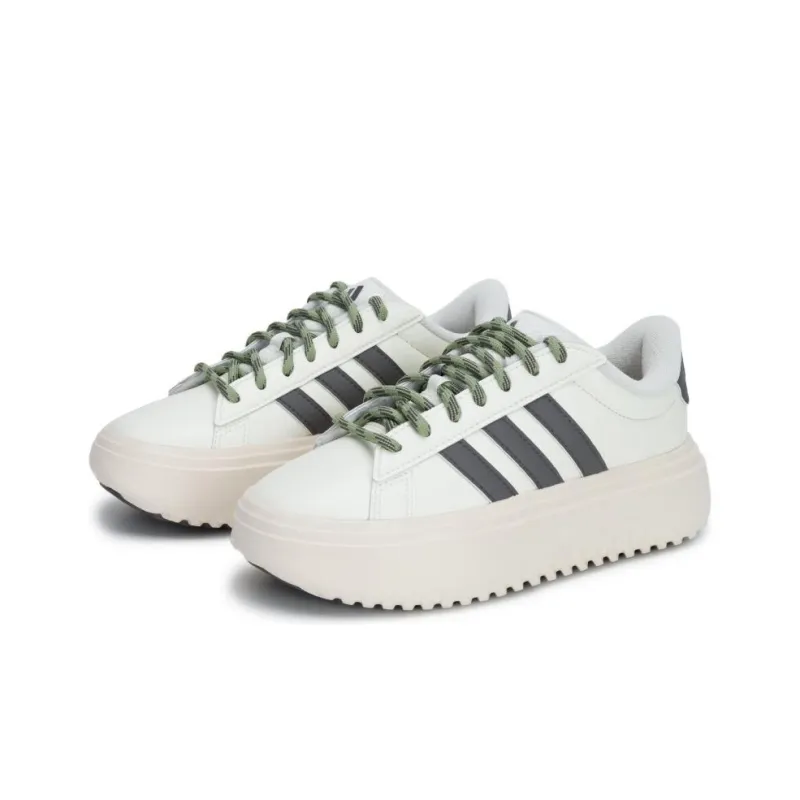 Grand Court Women's Adidas Platform 'Ivory Black' Women's-2