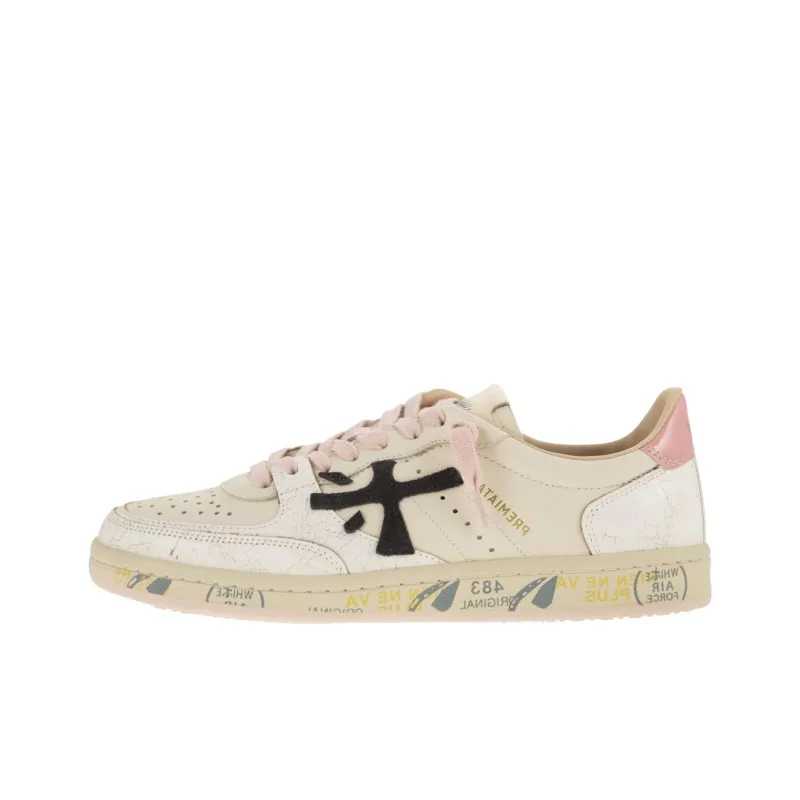 PREMIATA Low Top Skateboard Shoes Women's Beige-0