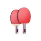 Double Fish Kirin Fire, Penhold Grip+Shakehand Grip[Double Rackets]+Racket Cover 1+Ball 12