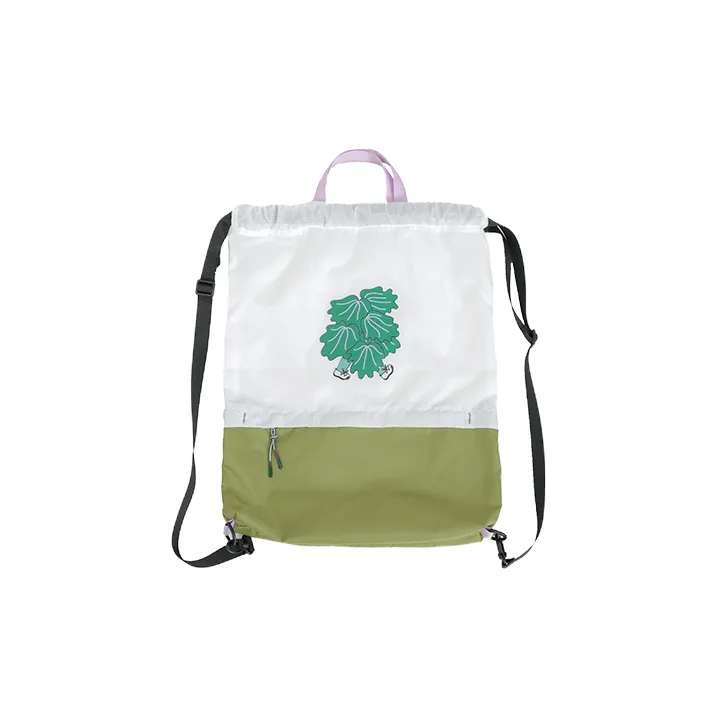 Cloud Factory Polyamide Backpack Large Size Unisex White/Green-0
