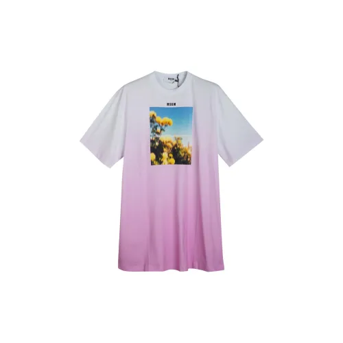 MSGM Short-Sleeved Dresses Women's Pink