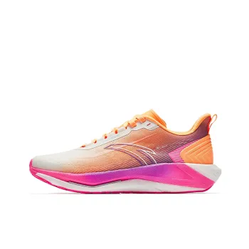 Anta Durable Breathable Lightweight Low Top Running Shoes Men's Ivory White