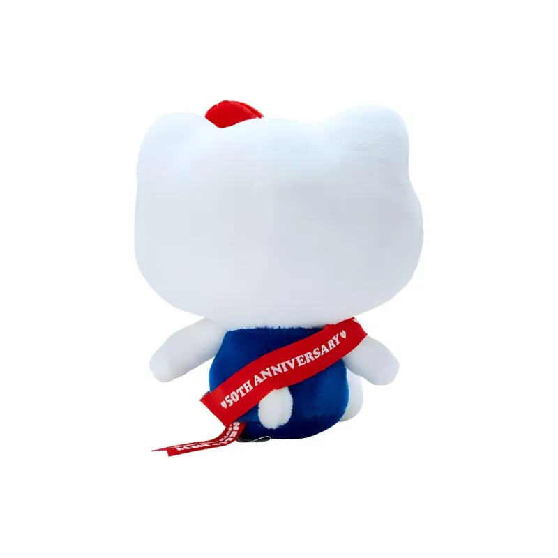 Sanrio Hello Kitty 50th Anniversary Hello Kitty Dolls Plush Doll 18.5cm Height-1