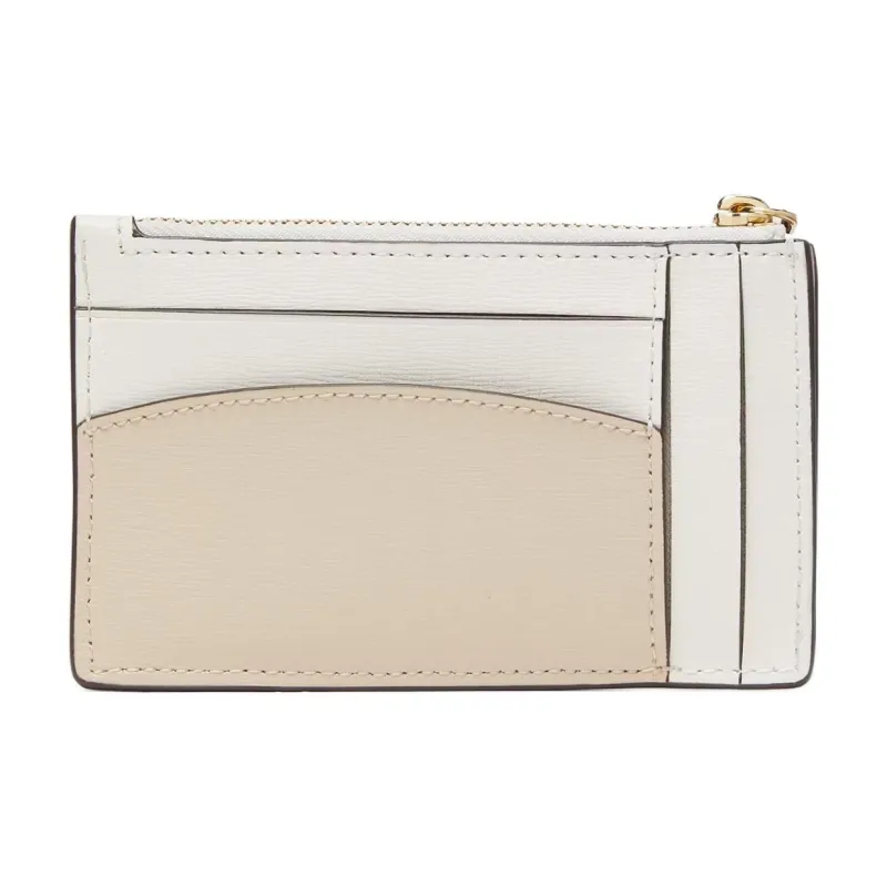 Kate Spade Cow Leather Patchwork With Saffiano Leather Wrist Bag Coin Purse Small Size Women's Sakai Multicolor-1