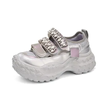 La Chapelle Breathable And Lightweight Low Top Chunky Sneakers Women's