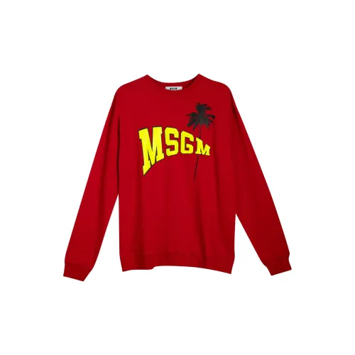 MSGM Sweatshirts Men Red