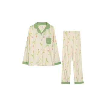 Red Beans At Home Pajama Set Women's