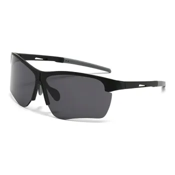ALIEN BANG PC Irregular Shape Sunglasses Unisex Black