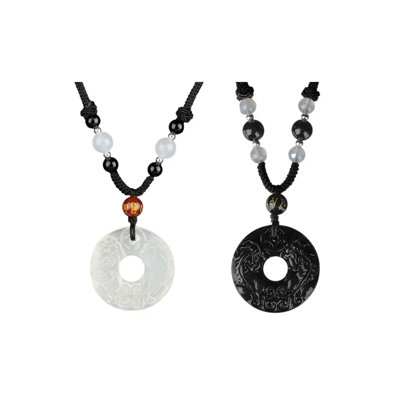 Red All Year Round Agate Jade Necklaces Unisex-7