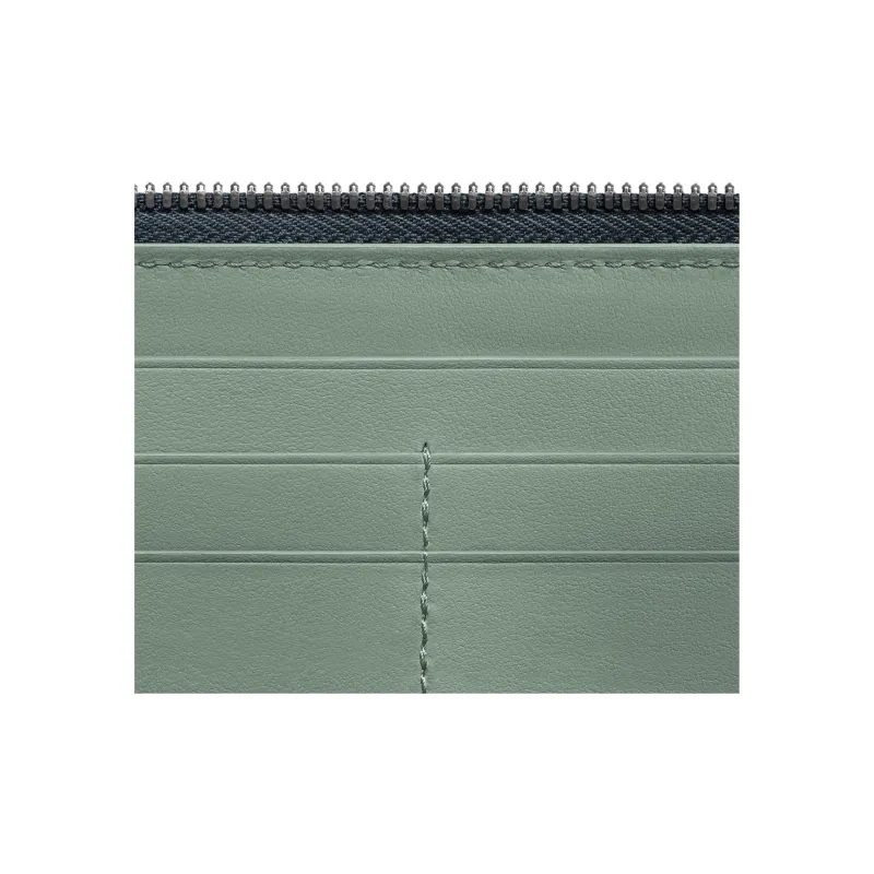 Bottega Veneta Cow Leather Wallet Men's Space Blue & Sage Green-3