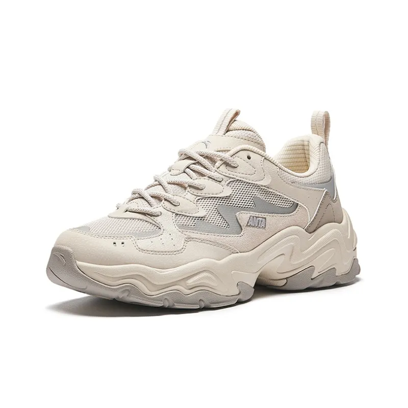 Anta Life Collection Wear-resistant And Lightweight Low-Top Casual Shoes Men's Pine Smoke Gray-1