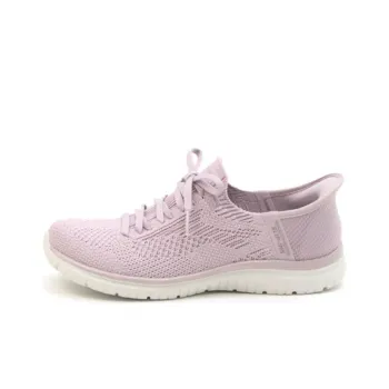 Skechers Hands Free Slip Ins Anti Slip And Wear Resistant Breathable Low Top Casual Shoes Women's Purple