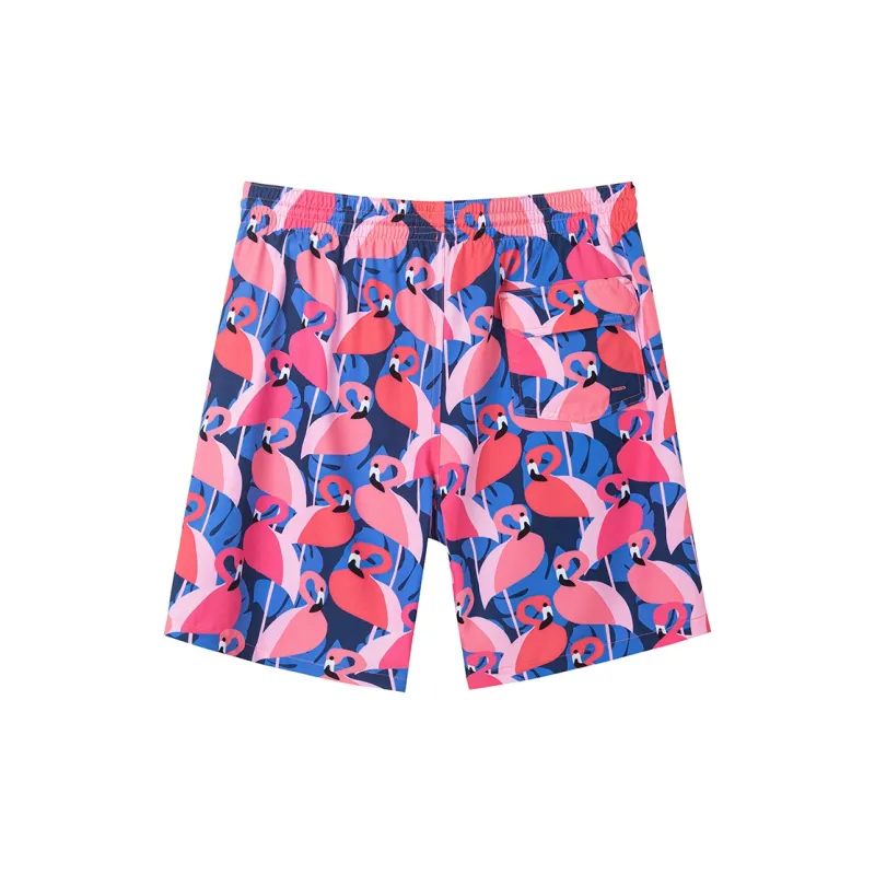 SURFCUZ Beach Shorts Men's Flamingo Island-2