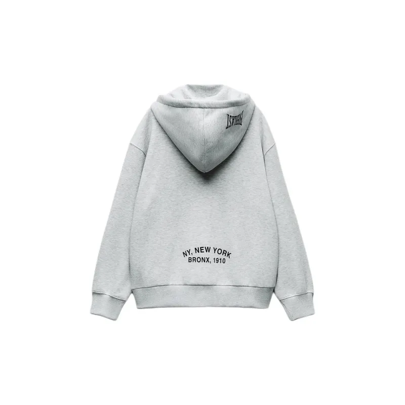 ZARA x Everlast Sweatshirt Women's Zebra Print Gray-1