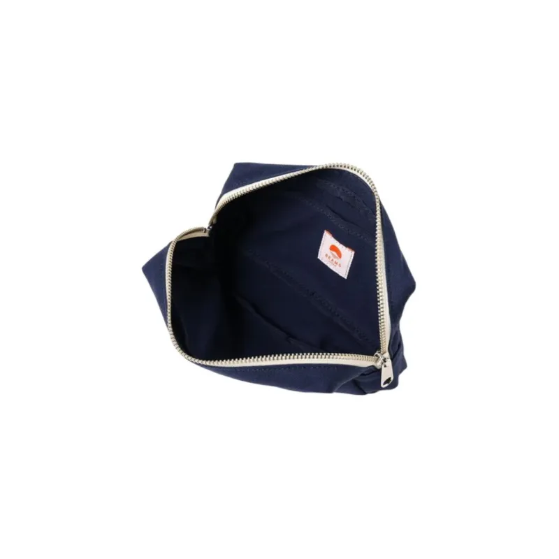 Beams × Evergreen Works Collaboration Cotton Storage Bag Unisex Black/Marine Blue/Orange-6