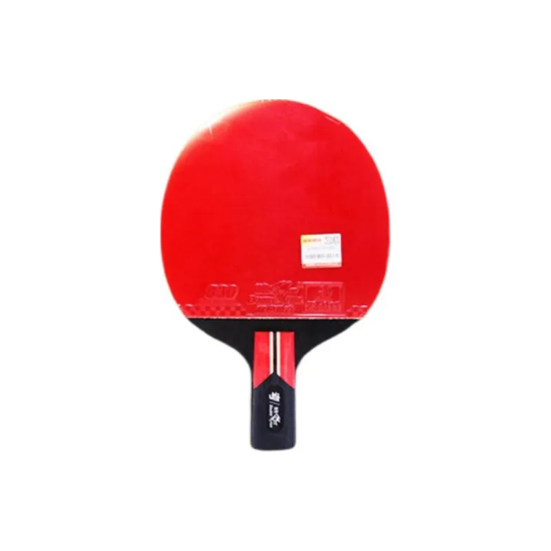 DOUBLEFISH Ping Pong Paddles Unisex All Wood Black Red-5