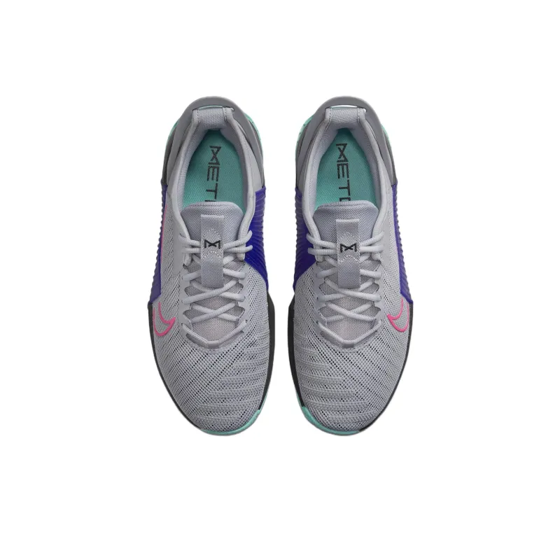 Nike Metcon 9 Anti Slip Wear Resistant Low Top Training Shoes Men's Gray Pink-2