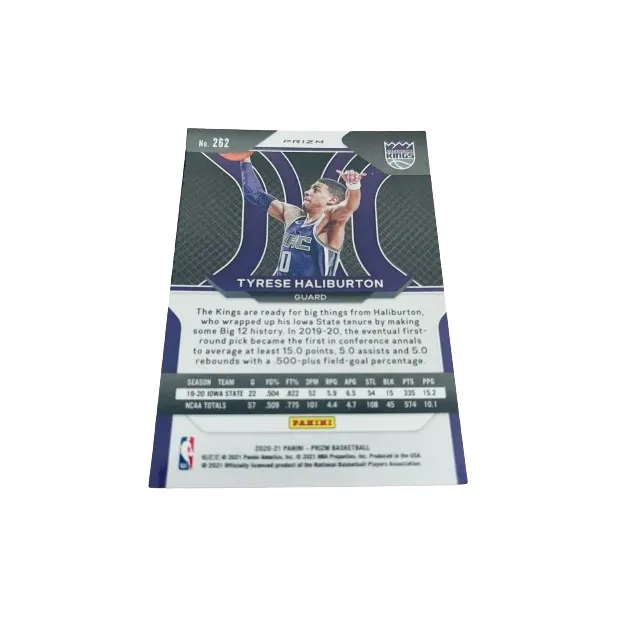 PANINI 20 21 King, Tyrese Haliburton, Basketball Card, Card Product Access Sports Cards 1 Pc-1