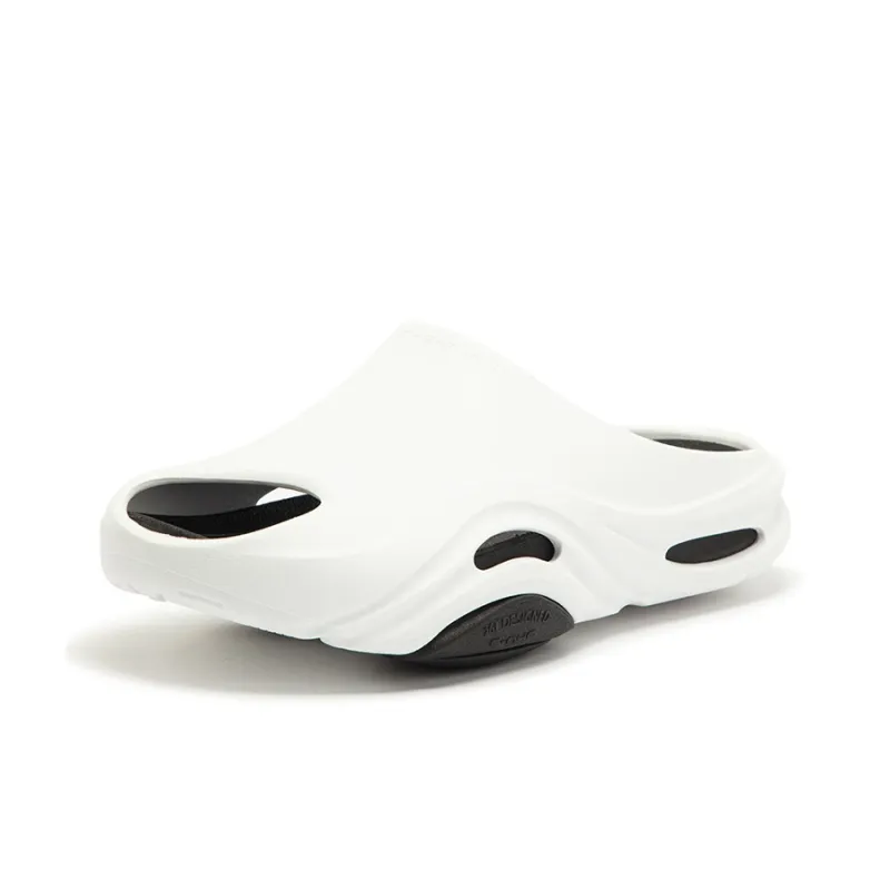 361° Slip Resistant Slide Slippers Men's White Black-1