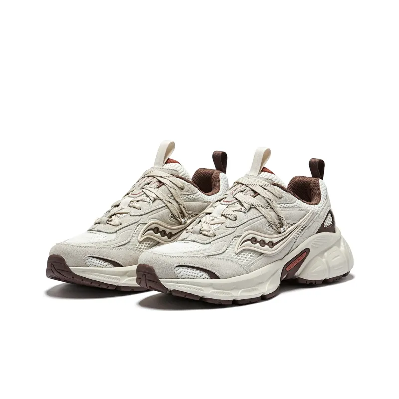 Saucony 2K CAVALRY Low Top Running Shoes Unisex Beige Brown-2