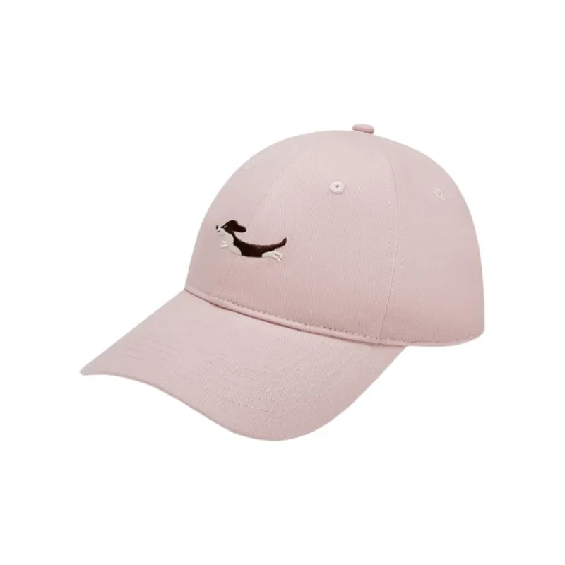 XTEP Cotton Baseball Caps Unisex Brown/Pink-3