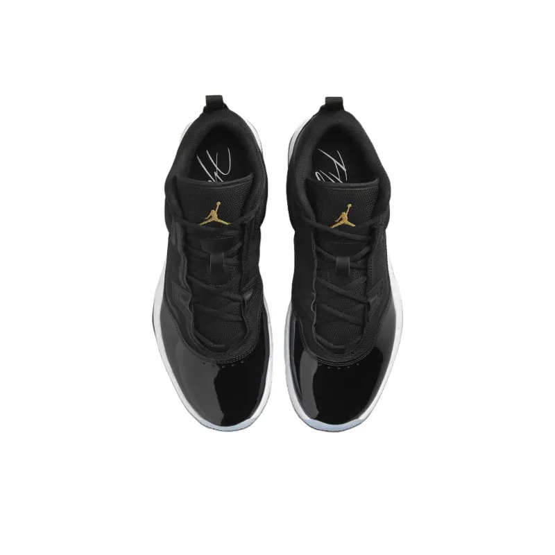 JORDAN Stay Loyal 3 Black White Football Grey Metallic Gold-3
