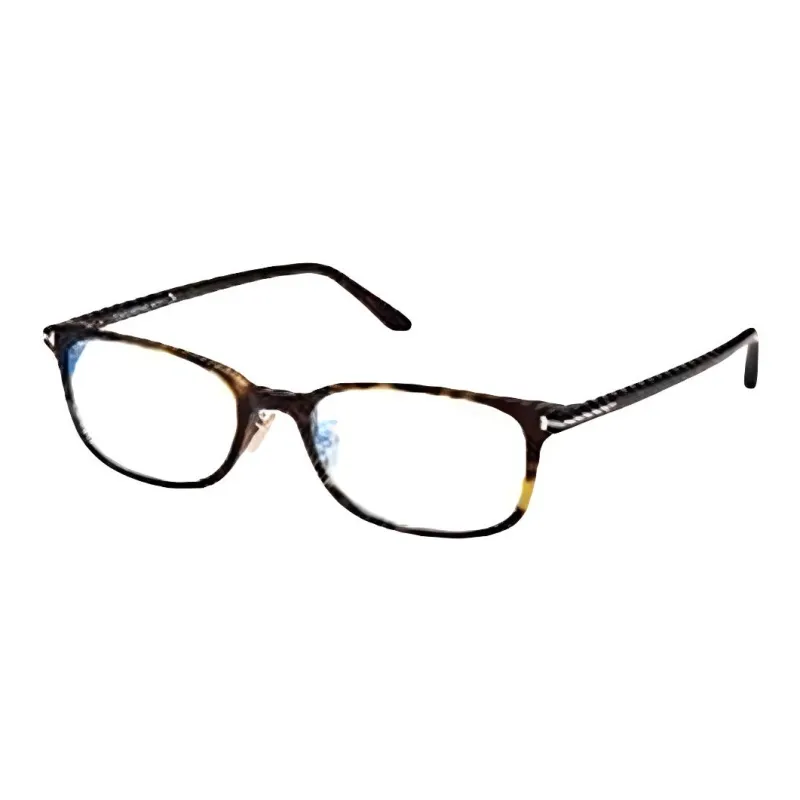 TOM FORD Rectangular Eyeglass Frames Unisex Tortoiseshell-0