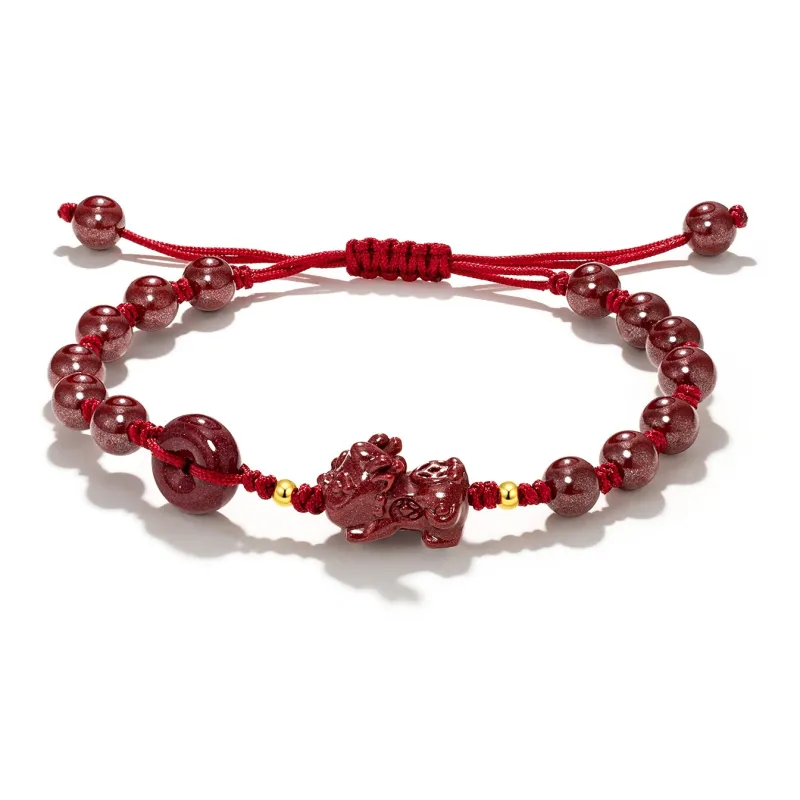 Moon Jewelry Cinnabar Bracelets Unisex-2