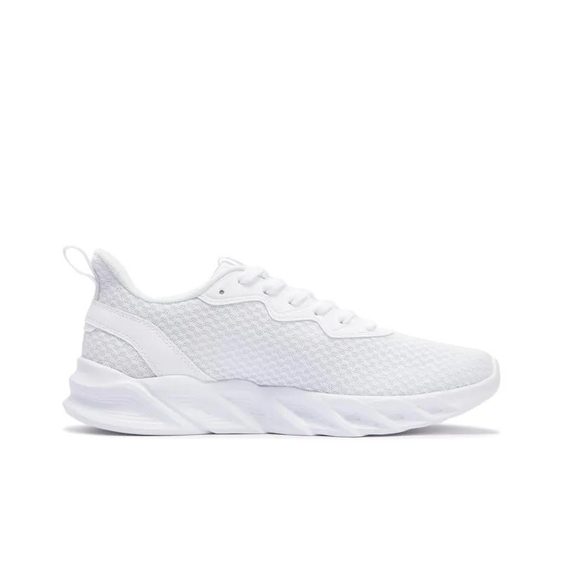 361° Cushioning Wear Resistant Low Top Casual Running Shoes Men's White-1