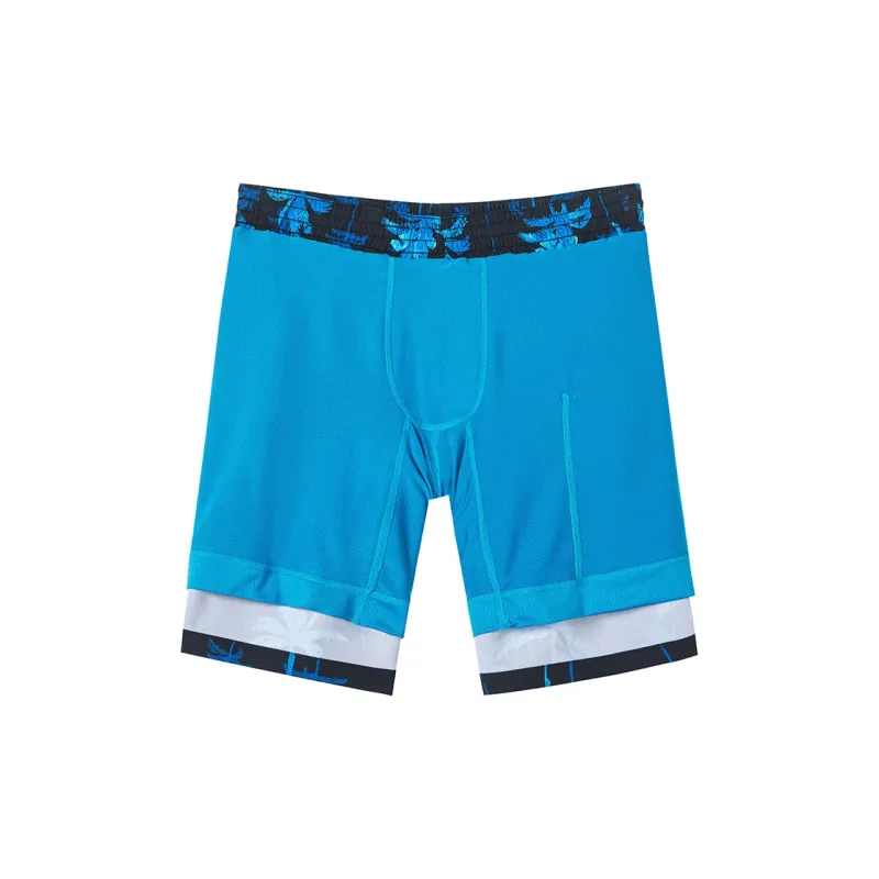 SURFCUZ Beach Shorts Men's Firefly Blue Coconut Forest-3