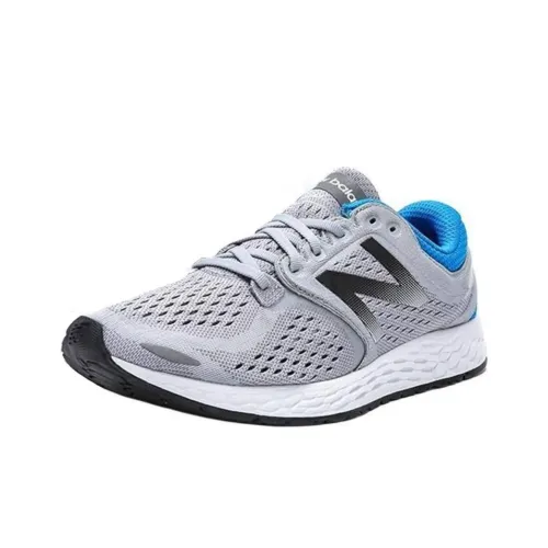 New Balance Fresh Foam Zante V3 Anti Slip Wear Resistant Low Top Casual Running Shoes Men's Gray Blue
