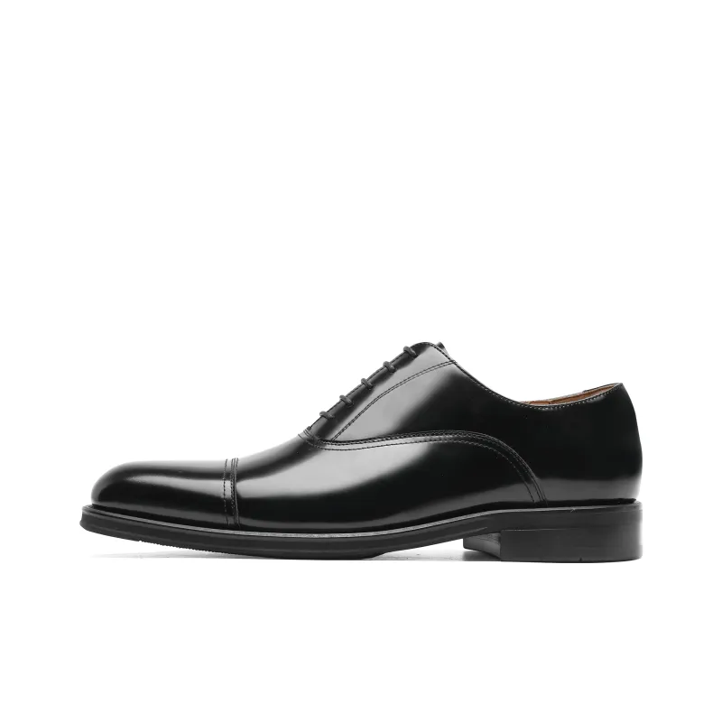 Desai Dress Shoes Men Low Top Black-0