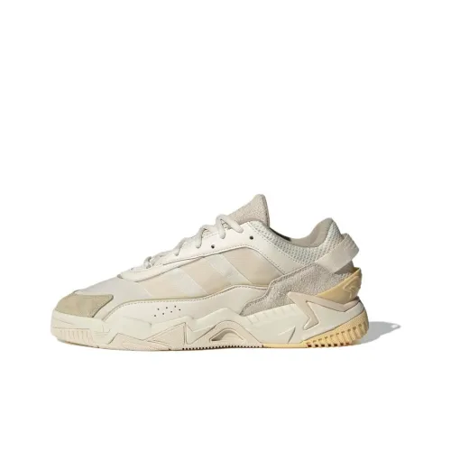 Adidas Originals Niteball 2.0 Anti Slip Wear Resistant Low Top Running Shoes Unisex Beige Yellow