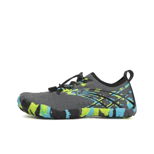 GESENLANG Slip Resistant Breathable Quick Dry River Trekking Shoes Men's Dark Gray