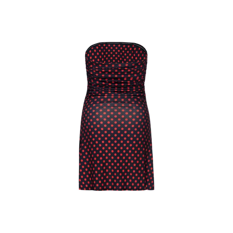 Miaou ALISHA DRESS Sleeveless Dress Women's Black Red-1
