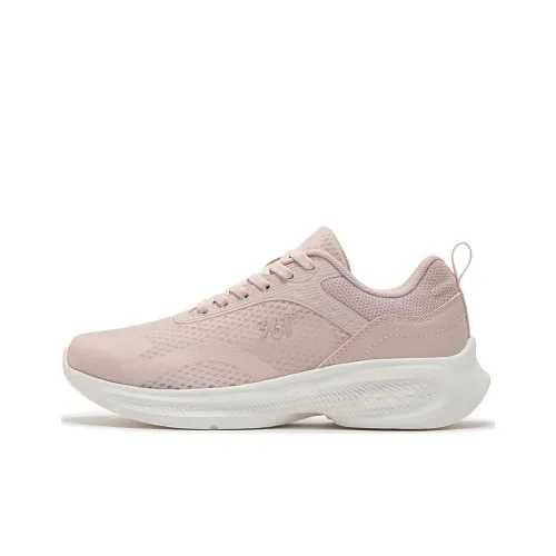 361° Cushioning, Slip Resistant, And Abrasion Resistant Low Top Casual Running Shoes Women's Fresh Pink