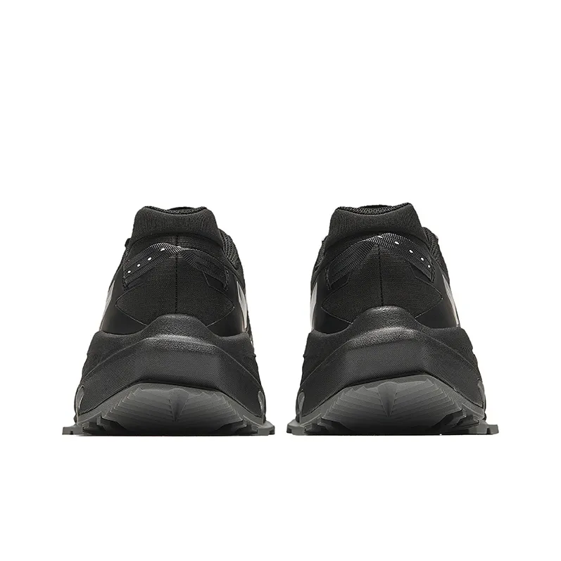 Anta Tracking Cushioning, Abrasion Resistant, Waterproof, And Breathable Low Top Casual Running Shoes Men's Basic Black-3