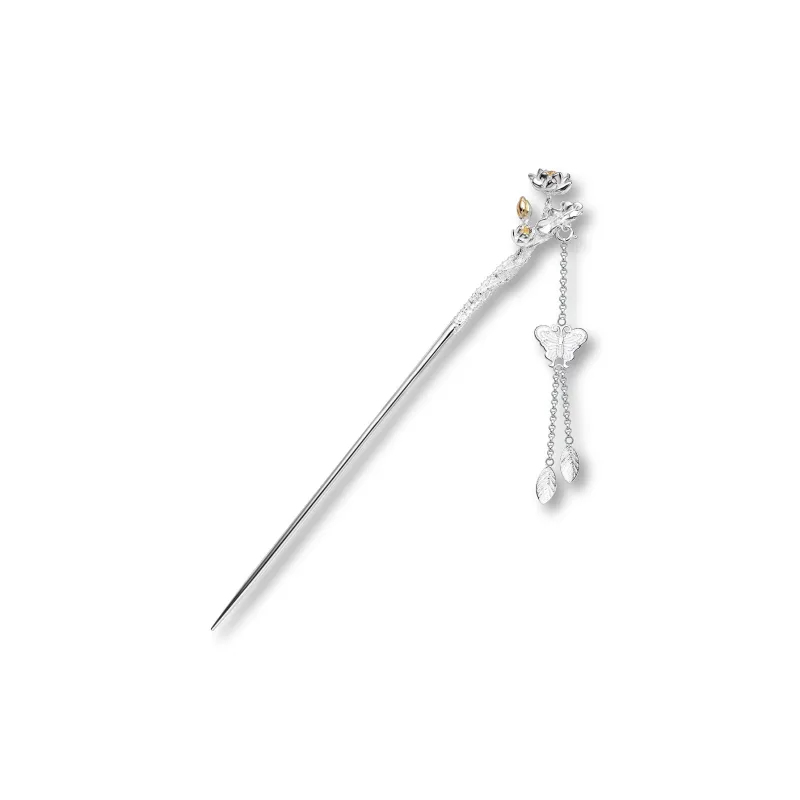 KADER Alloy Hairpins Women's Silver Box-15