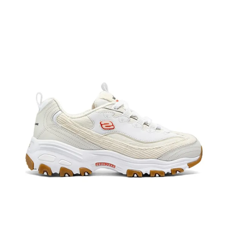 Skechers DLITES Cushioning Breathable Support Low Top Casual Running Shoes Women's Ecru-1