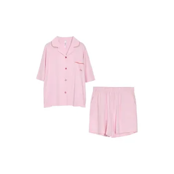 Red Beans At Home Pajama Set Women's