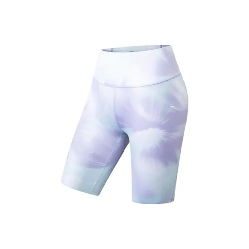 ANTA Sports Shorts Women's Fairy Bean Purple/Full-Coverage Print