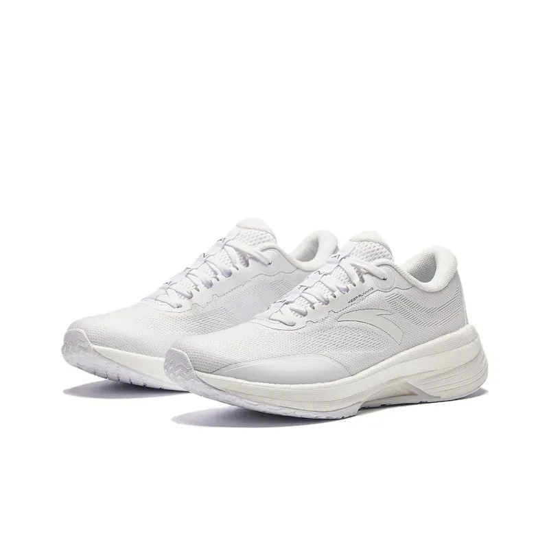Anta Cushioning Wear Resistant Low Top Casual Running Shoes Women's White-1