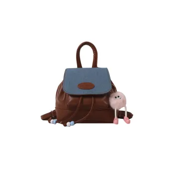 Barang Bear PU Backpack Regular Women's White Brown Pink Silver Black