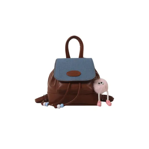 Barang Bear PU Backpack Regular Women's White Brown Pink Silver Black